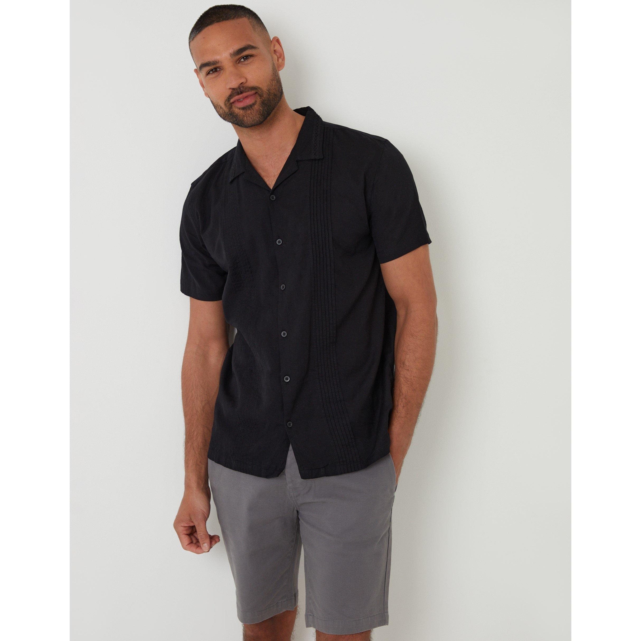Threadbare Sht Ss Urmston - Black