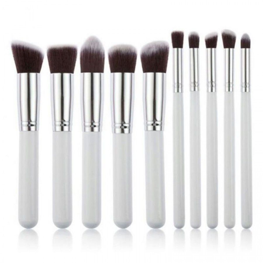 Technique PRO Makeup Brush Set - White/Gold