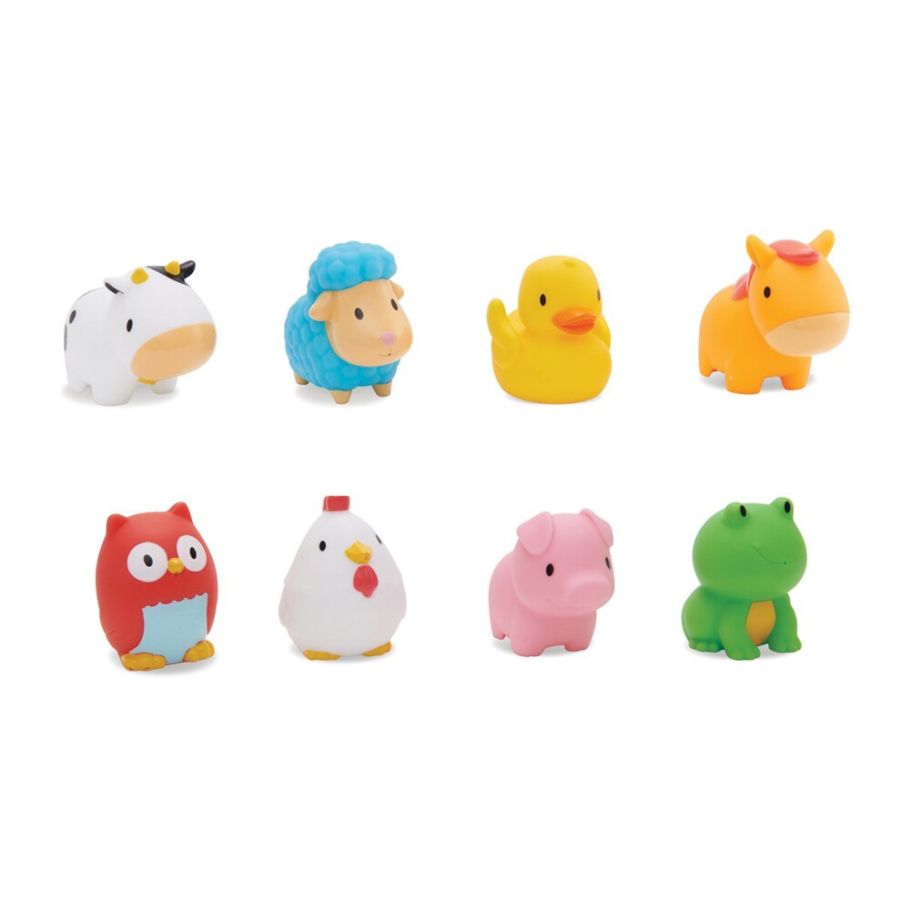 Munchkin Squirting Bath Toys Farm 8 pcs