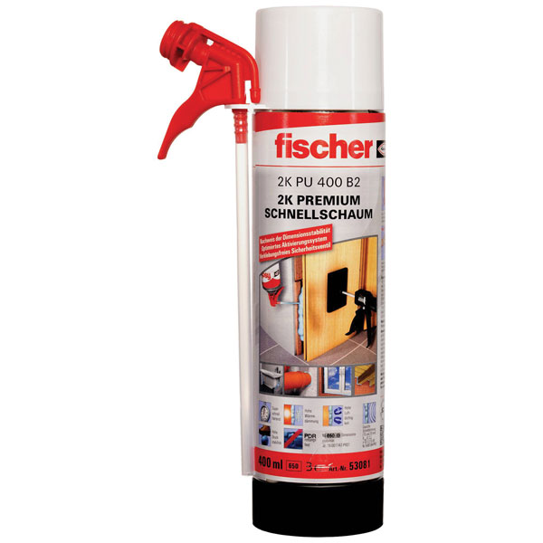 Fischer 053081 PU 400 Plus foam for quick door frame and window in...