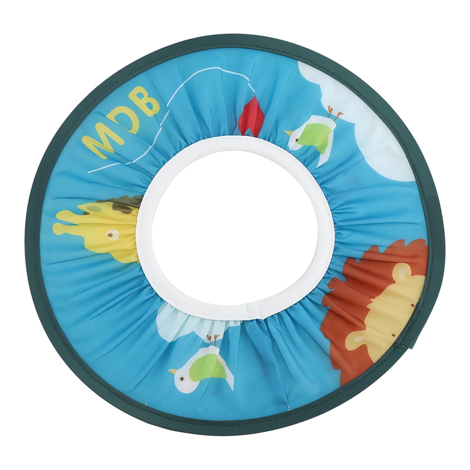 COSYHOME Waterproof Cloth Baby Shampooing Cap Elastic Kids Shower Bathing Protection Hat(Yellow)