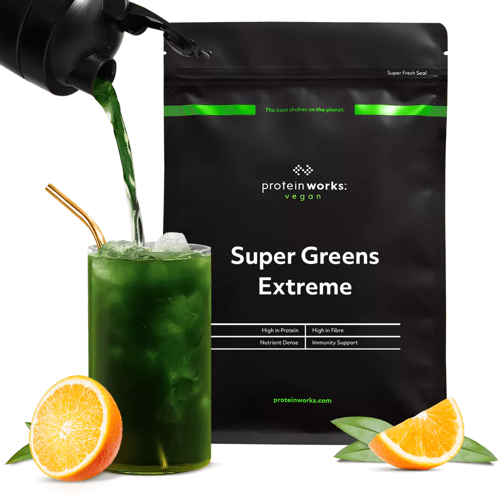 The Protein Works Super Greens Extreme Mandarin Orange 500g