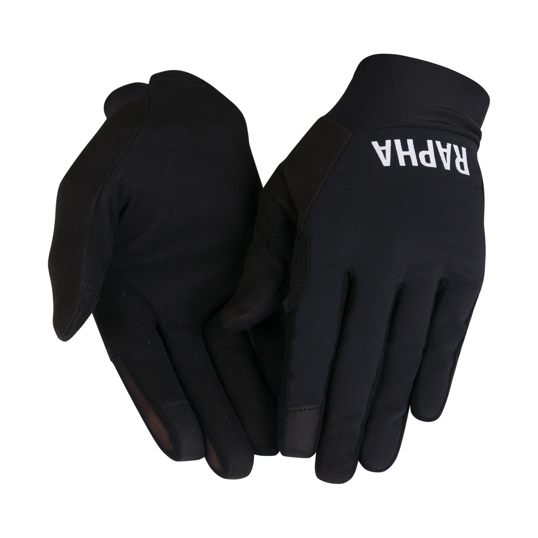Rapha Unisex Rapha Unisex Trail Finale Gloves - Black - Size XL - Gloves