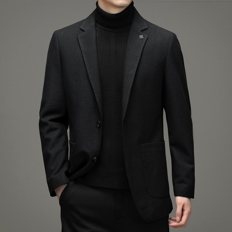 CHIC STUDIO Men's Business Suits, Warm and Fashionable Men's Jackets, Handsome Down Suits 4XL