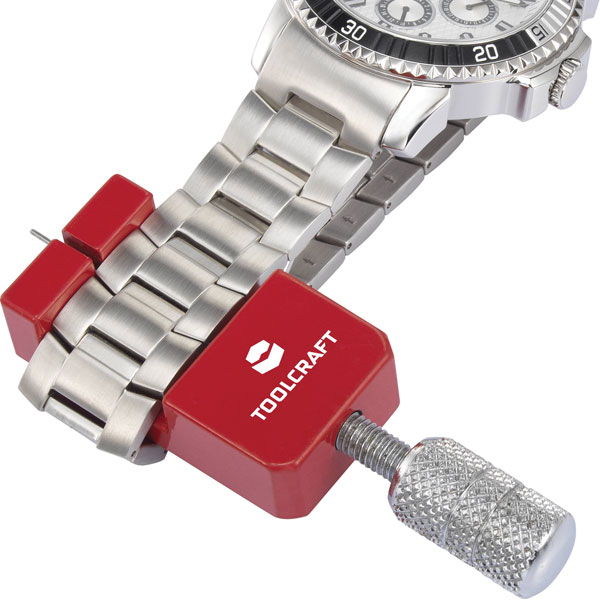 TOOLCRAFT TO-5557155 Profi Bolt Extractor for 22mm Metal Wristbands