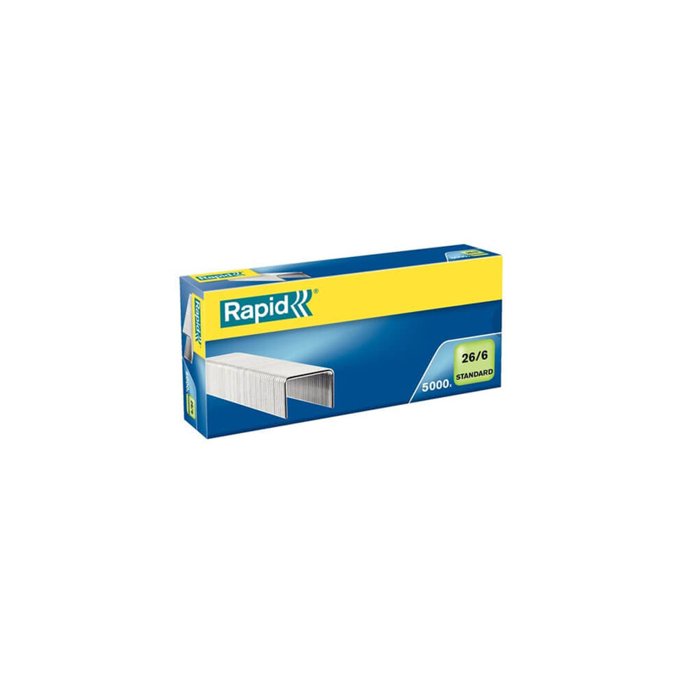 10 x Rapid Heftklammern 26/6 verzinkt VE=5000 Stück