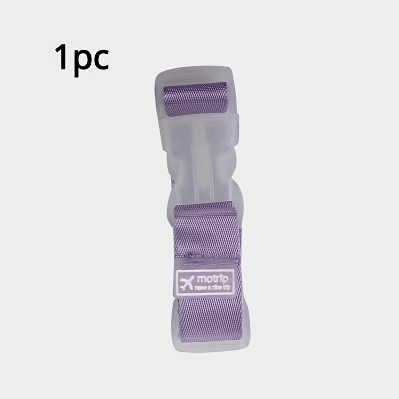 Fashion Accessories Crystal Jewelry 1pc/3pcs/5pcs Colorful Luggage Belt Travel Portable Gadgets, Adjustable Luggage Seat Belt with Release Buckle, Luggage Travel Accessories 1pc