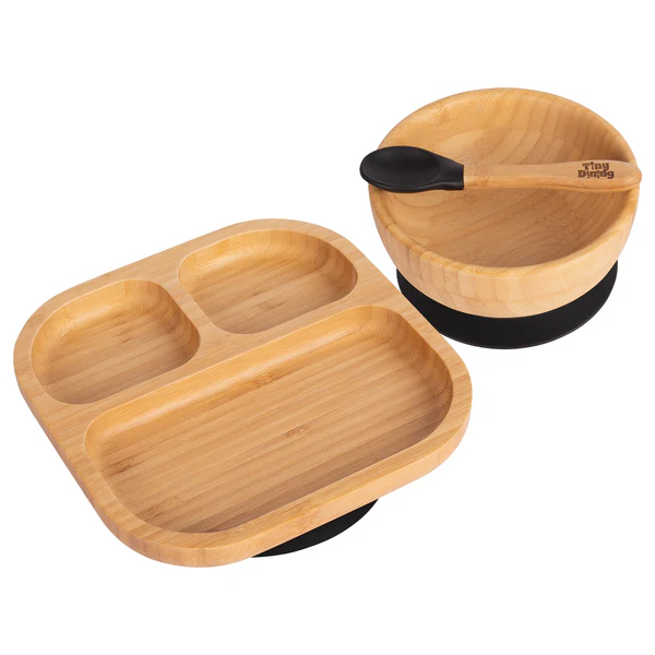 Tiny Dining - Children's Bamboo Suction Dinner Set
