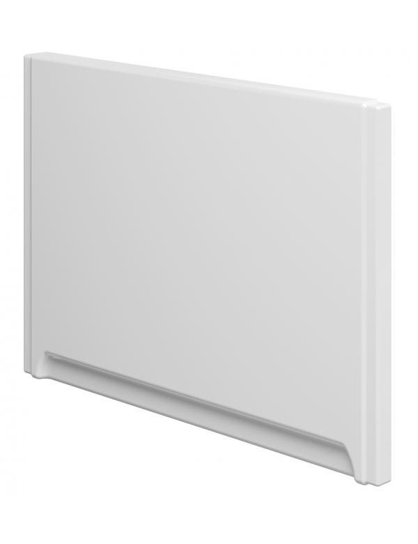 Riho Universal Side Panel In White Acrylic gray
