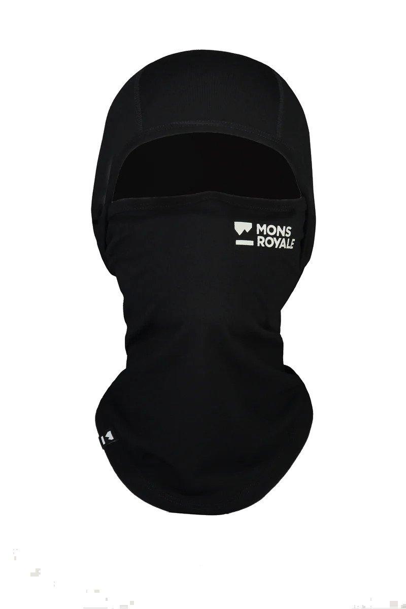 Mons Royale St.Rosa MF 200 Balaclava Plain / Black / L/XL