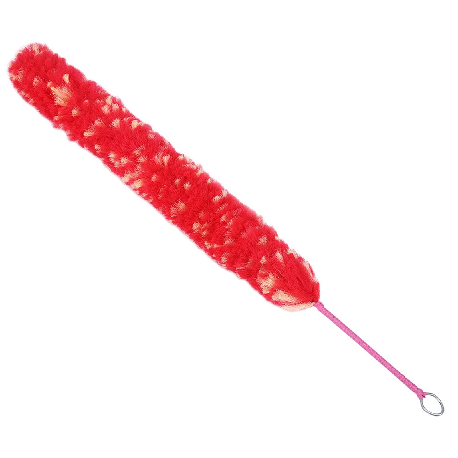 Neoglint Red Nylon Practical Flute Cleaning Swab Brush Moisture Cleaner Music Instrument Parts
