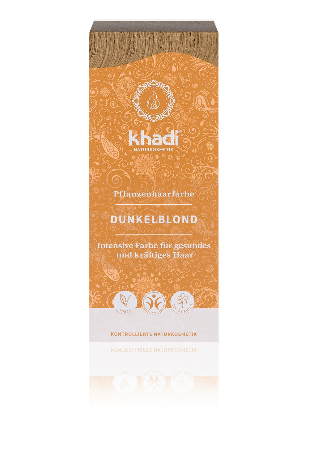 Khadi Natural Permanent Hair Colour Powder Dark Blonde 100g