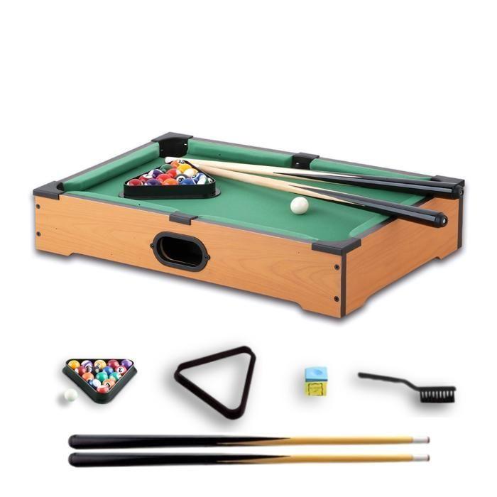 ToySphere DEVESSPORT Mini Billard de Table avec Retour de Balles - Idéal pour Enfants avec Accessoires.