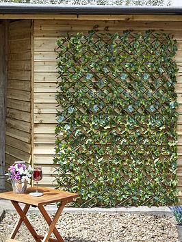 Smart Garden Garden Willow Trellis Maple Leaf Artificial Expandable Garden Fencing Trellises 180 X 120Cm