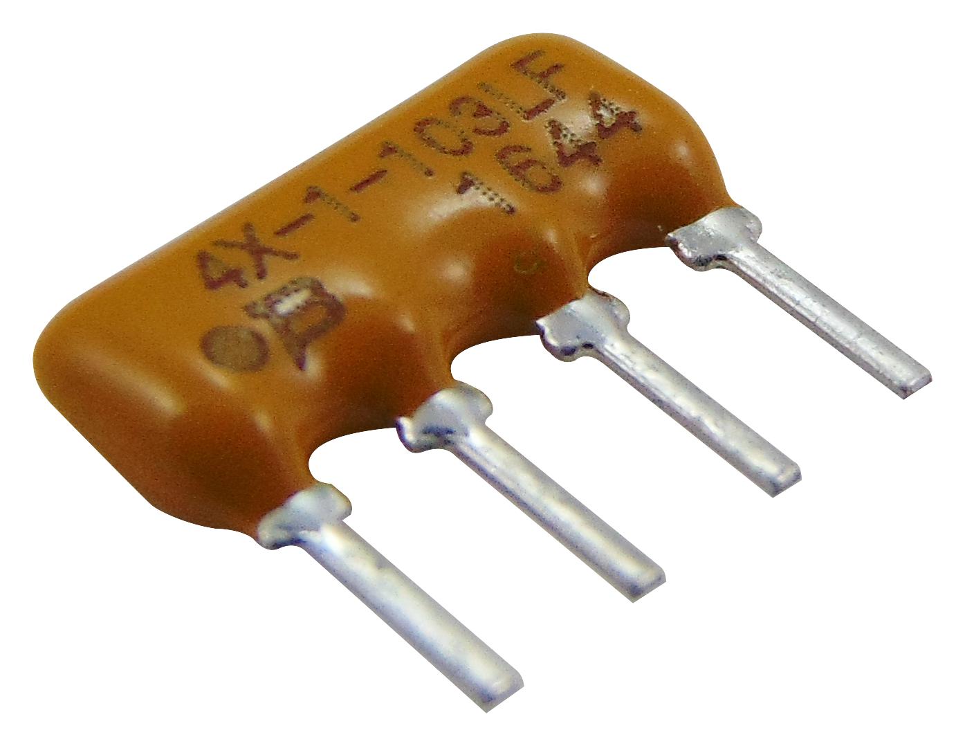 BOURNS , 4600X 10kΩ ±2% Bussed Resistor Array, 3 Resistors, 0.5W total, SIP, Pin