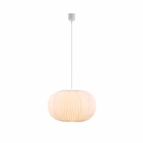 Leuchten Direkt Papel pendant light, white