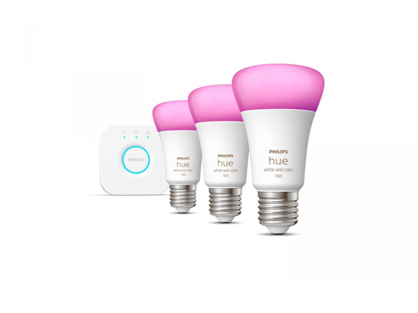 Solit.me Philips Hue White and Color Ambiance Smart LED Bulbs 3pcs