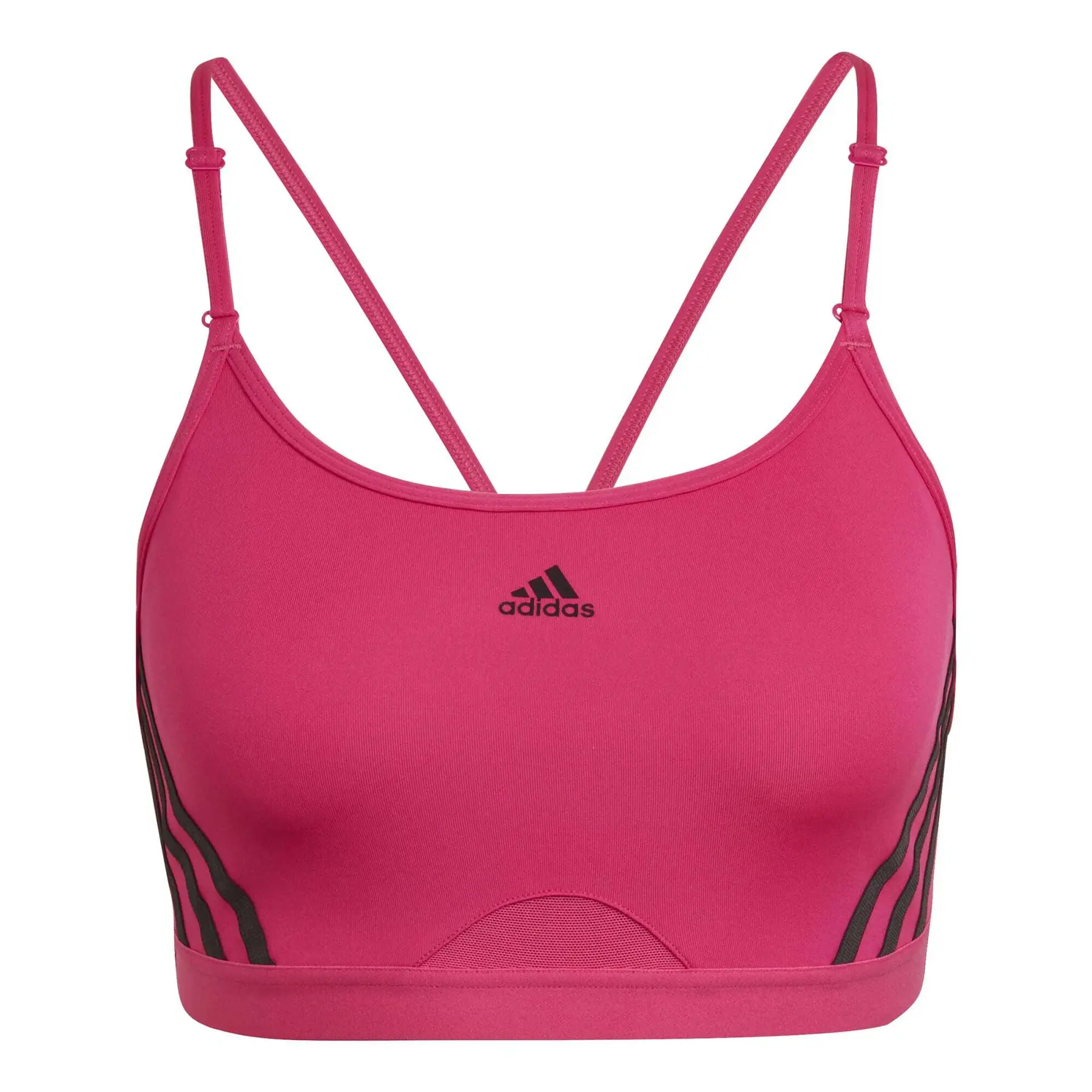 Adidas Aeroreact Low-Support 3 Stripes Sports Bras Women's | S
