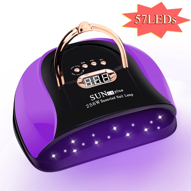 Limegirl Nail Art 57LEDs Nail Dryer UV LED Nail Lamp for Curing All Gel Nail Polish with Motion Sensing Professional Manicure Salon Tool Equipment