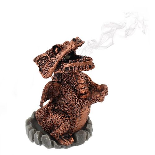 Simplhome Red Dragon Incense Cone Holder For Aromatherapy