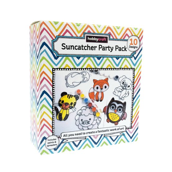 Hobbycraft Animal Plastic Suncatchers 10 Pack