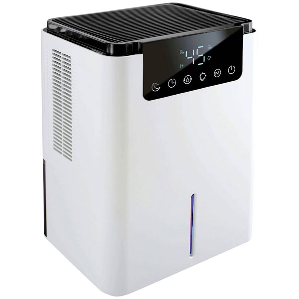 X4-LIFE D2 Dehumidifier 20m² 60W 0.7l/day Black Prevents Mold & Al...