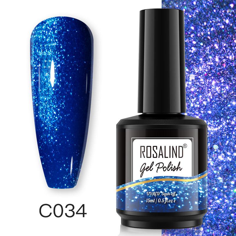 Gelfavor Rosalind Nail Gel Polish 15ml Glitter Color Gel Varnishes Long Lasting Gel Nail Polish Cured By Nail Lamp Drying