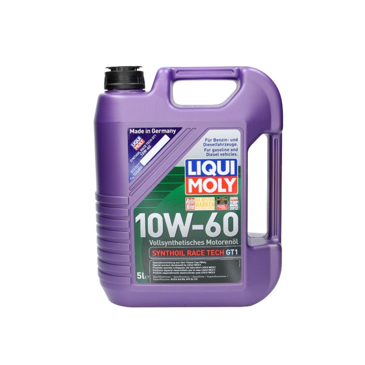 Liqui Moly SYNTHOIL RACE TECH GT1 10W-60 5 Litre Canister