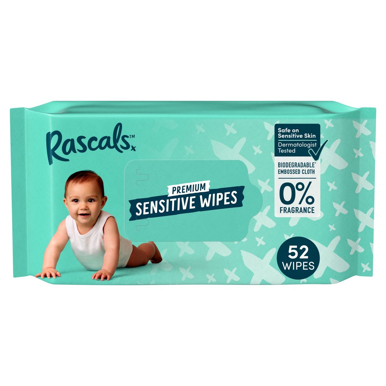 Rascals Sensitive Biodegradable Baby Wipes