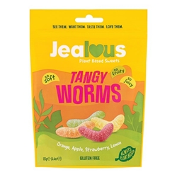 Jealous Sweets Tangy Worms Share Bag 125g