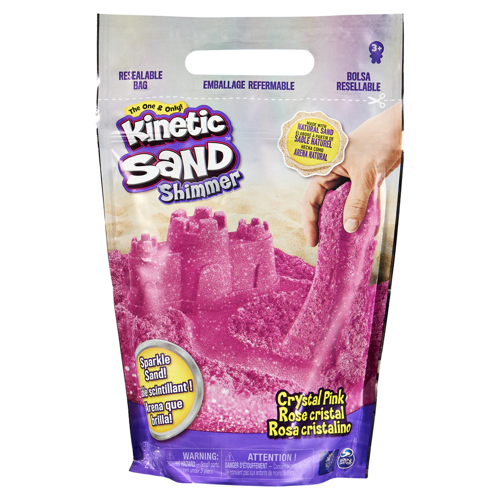 Kinetic Sand Shimmery Crystal Pink 907g Bag