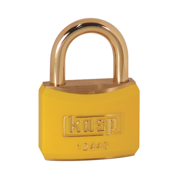 Kasp Security K12440Yela1 Padlock, Brass, 40Mm, Yellow, K/a