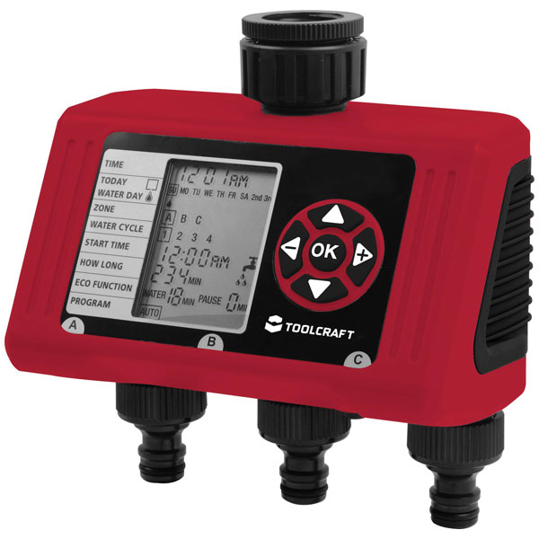 TOOLCRAFT 2302366 Easy Trio 2302366 Computerised Irrigation with T...
