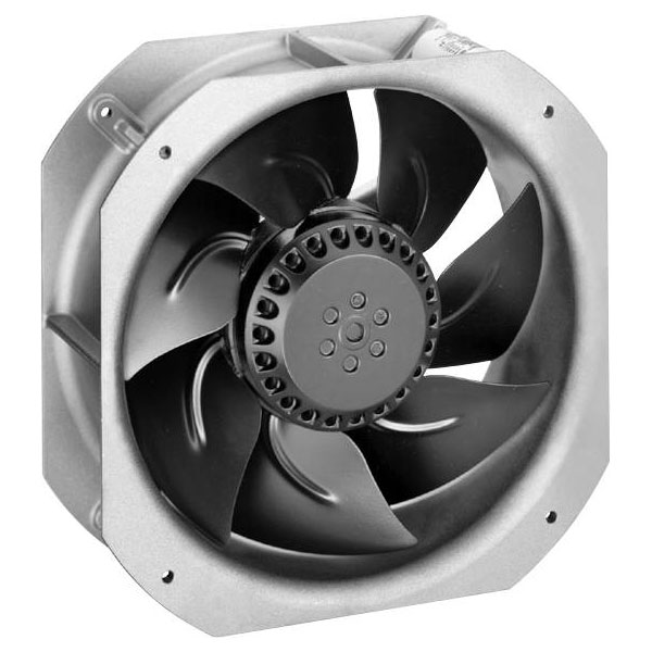 EBM-PAPST W2E200 Series Axial Fan, 230 V ac, AC Operation, 880m³/h, 80W, 225 x 225 x 80mm