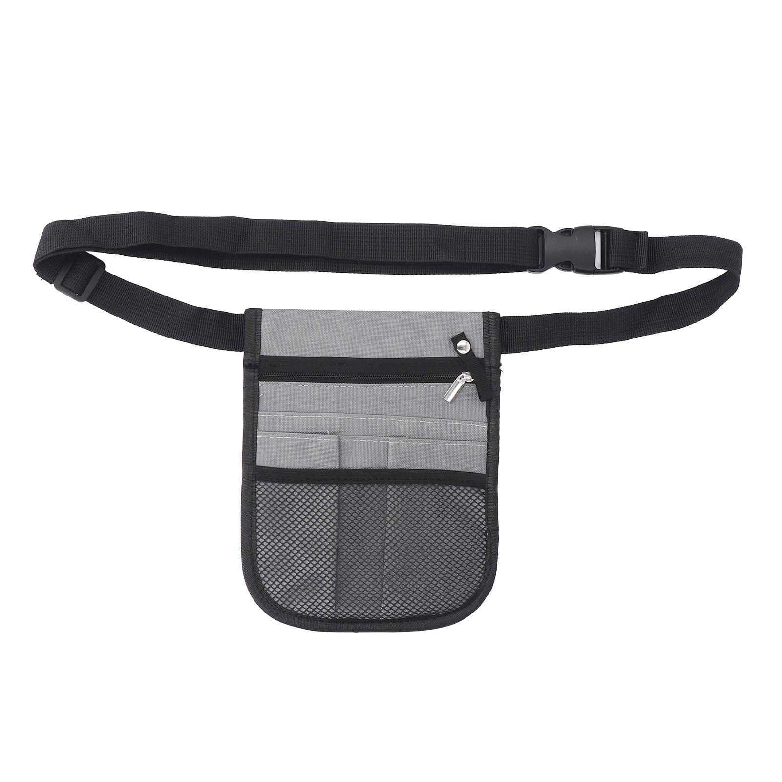 Health & Beauty PRODUCT Nurse Fanny Pack with Utility Storage Mesh Pocket Waterproof Nurse Tool Belt for Stethoscopes grey