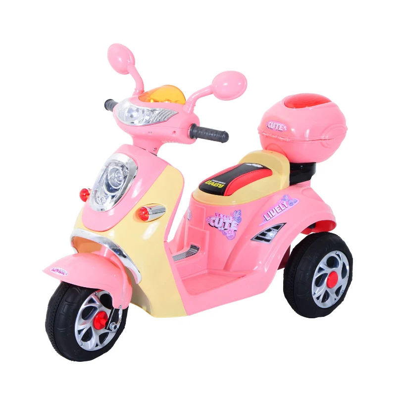 Homcom Electric Ride On Toy Car 370-035PK Pink