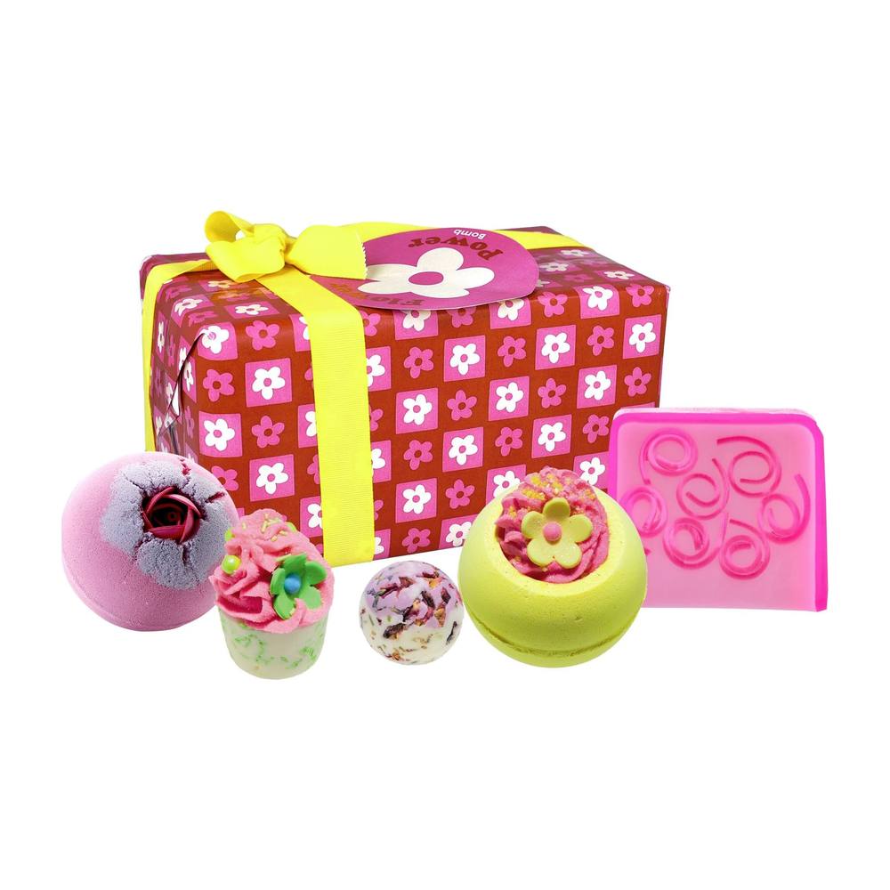 Bomb Cosmetics Flower Power Bath & Body Bath Bomb Gift Set