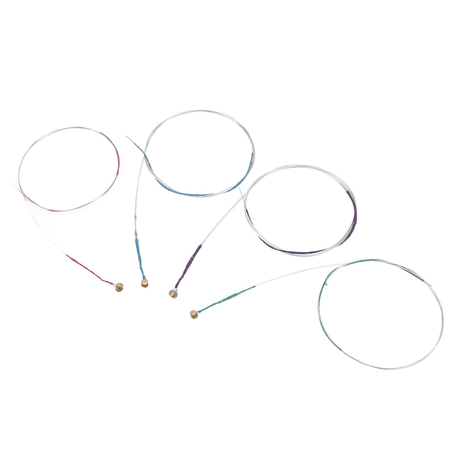 COSYHOME Violin String 44 Silver Universal Set Nickel Plated Ball Head Instruments Accessories