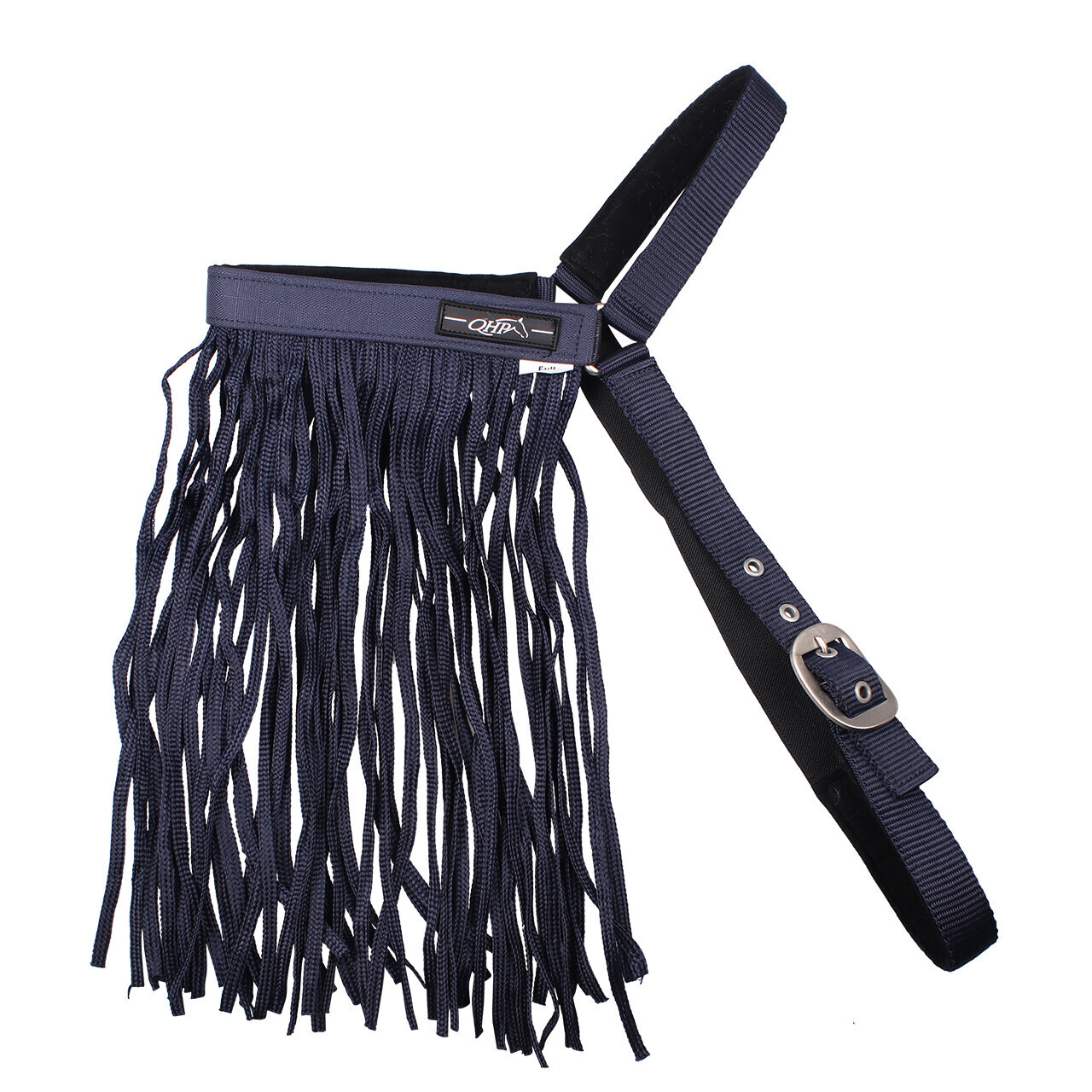 QHP Fly Fringes | QHP Fly Fringe Extra Colour Navy Size Shetland