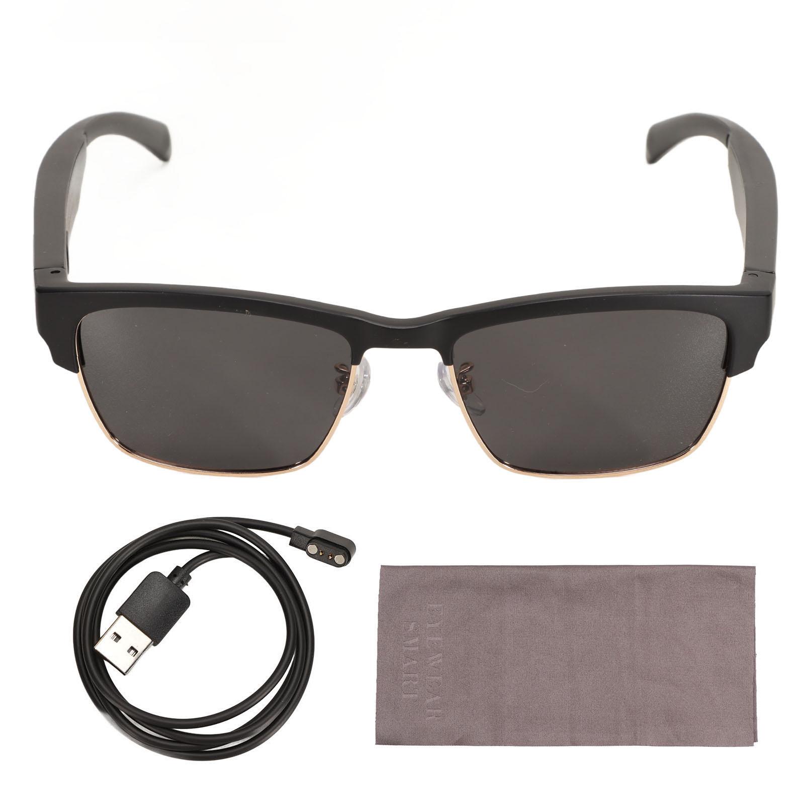 HONOR ELECTRONICS Bluetooth Glasses Bone Conduction Stereo IPX5 Water Resistant HD Calling Touch Control Wireless gold