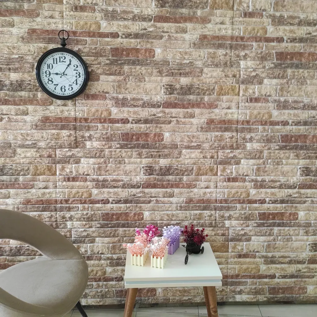 VidaXL 3D Wall Panels with Multicolour Brick Design 10 pcs EPS