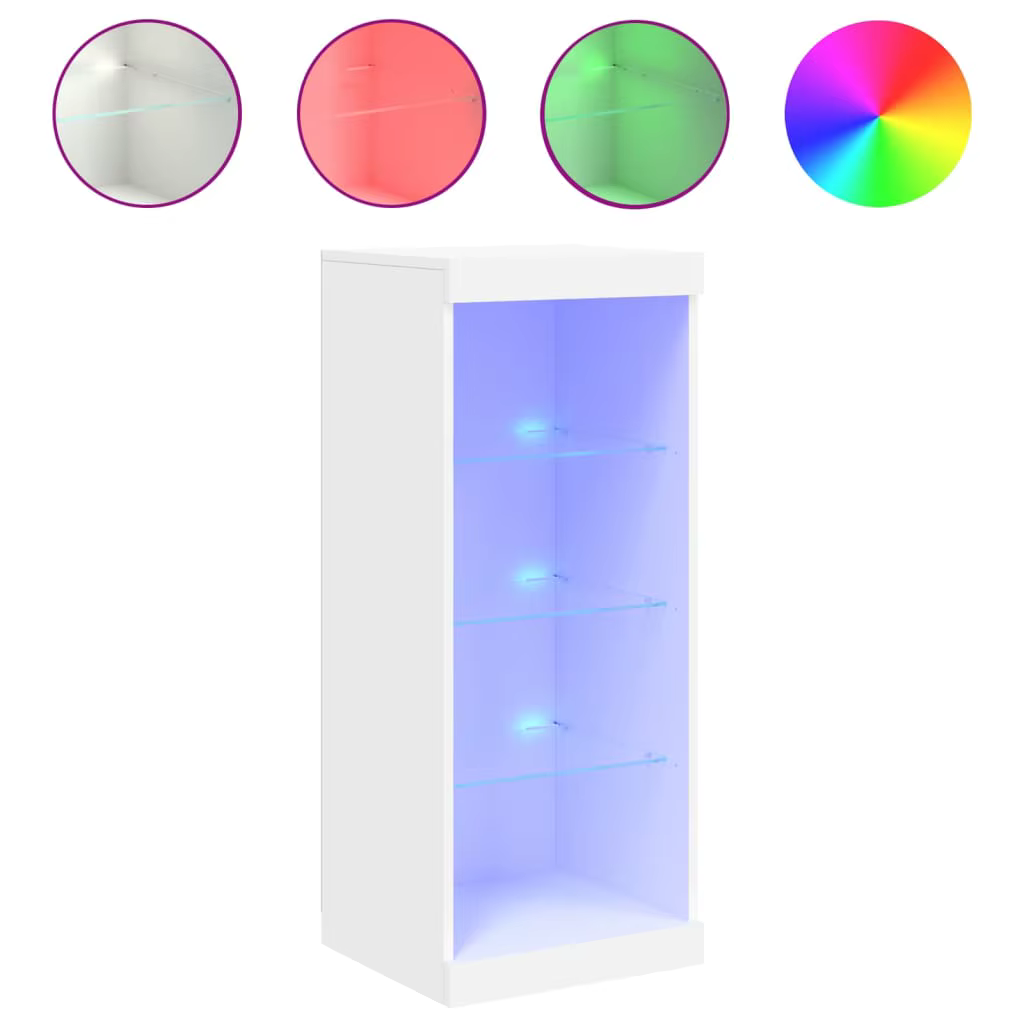 Other Buffet with LED lights White 41x37x100 cm