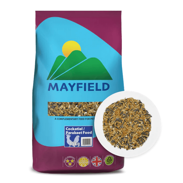 Mayfield Cockatiel/Parakeet Bird Food - 15kg