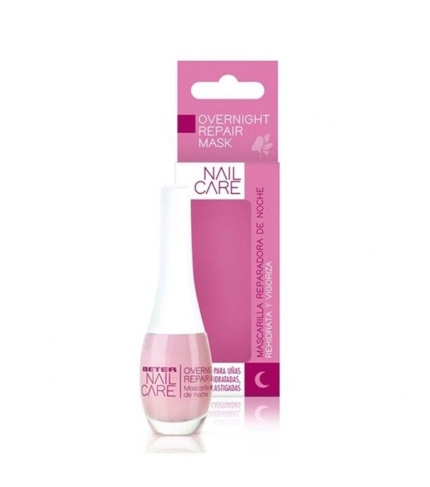Beter Vernis à ongles - Beter - Overnight Repair Mask - 11 ml - Couleur Rose - Soins Esthétiques