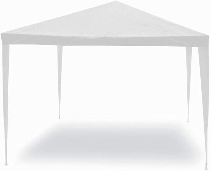 Biacchi Gazebo 3x2mt bianco telo 110gr/m2 arredo giardino ombra esterno FACILE G1617004