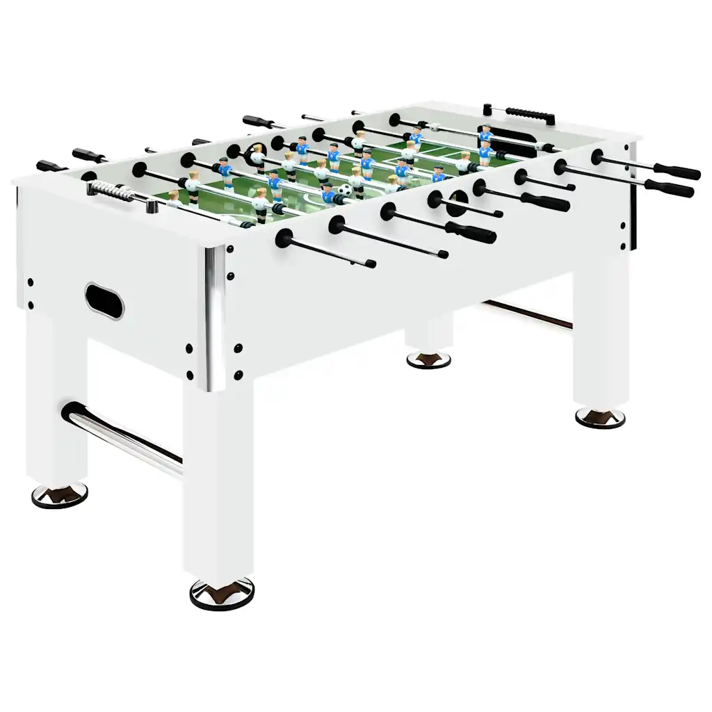 VidaXL Football Table Steel 60 kg 140x74.5x87.5 cm White