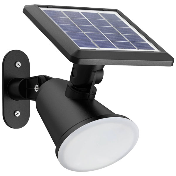 Philips Lighting Fyce Outdoor Solar Path Light, 1.5W, 2700K, Black, IP44 Weatherproof