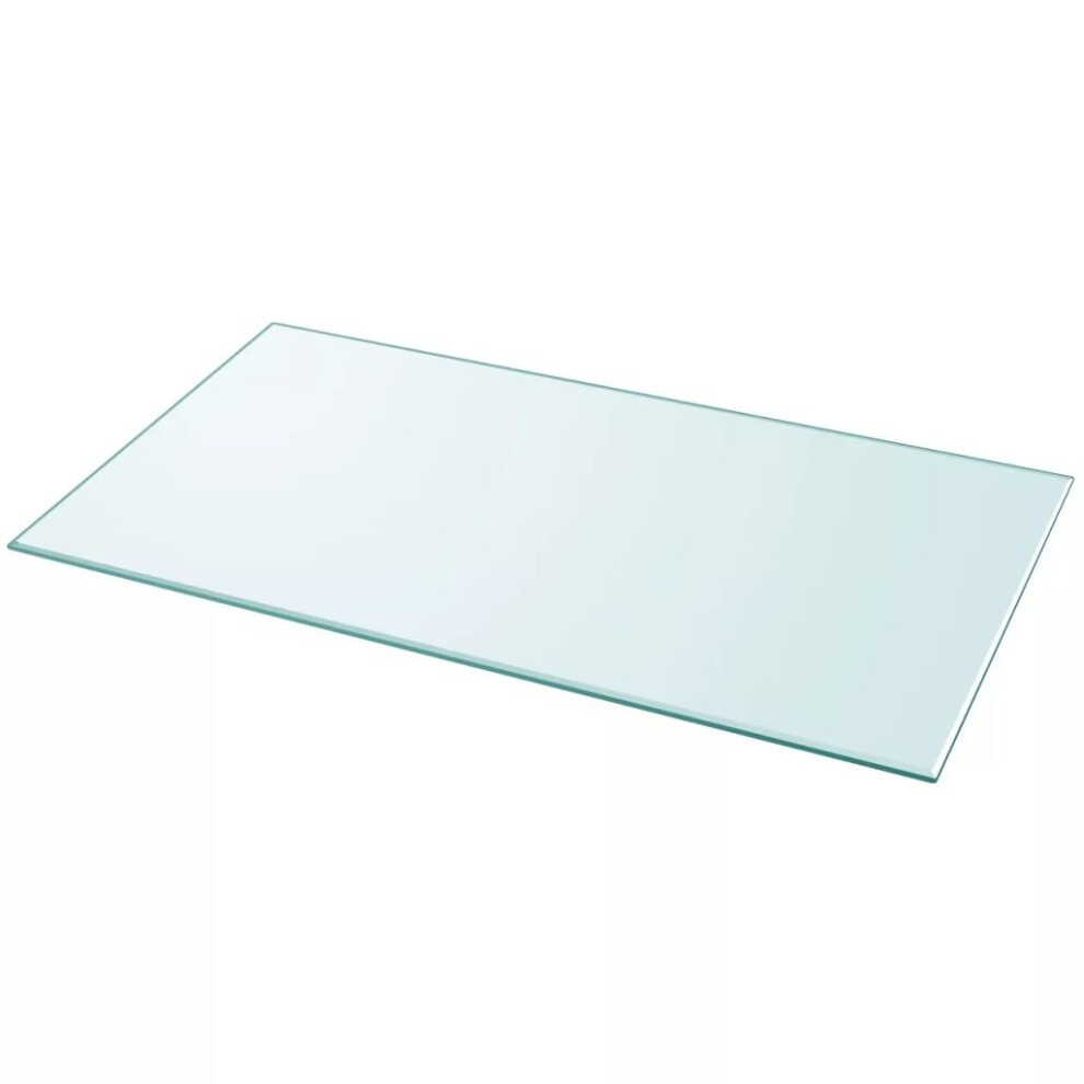 VidaXL Table Top Tempered Glass Rectangular 1200x650 mm