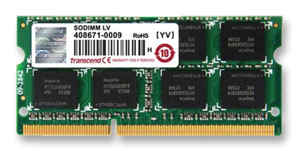 Transcend 8 GB DDR3 Laptop RAM, 1600MHz, SODIMM, 1.5V