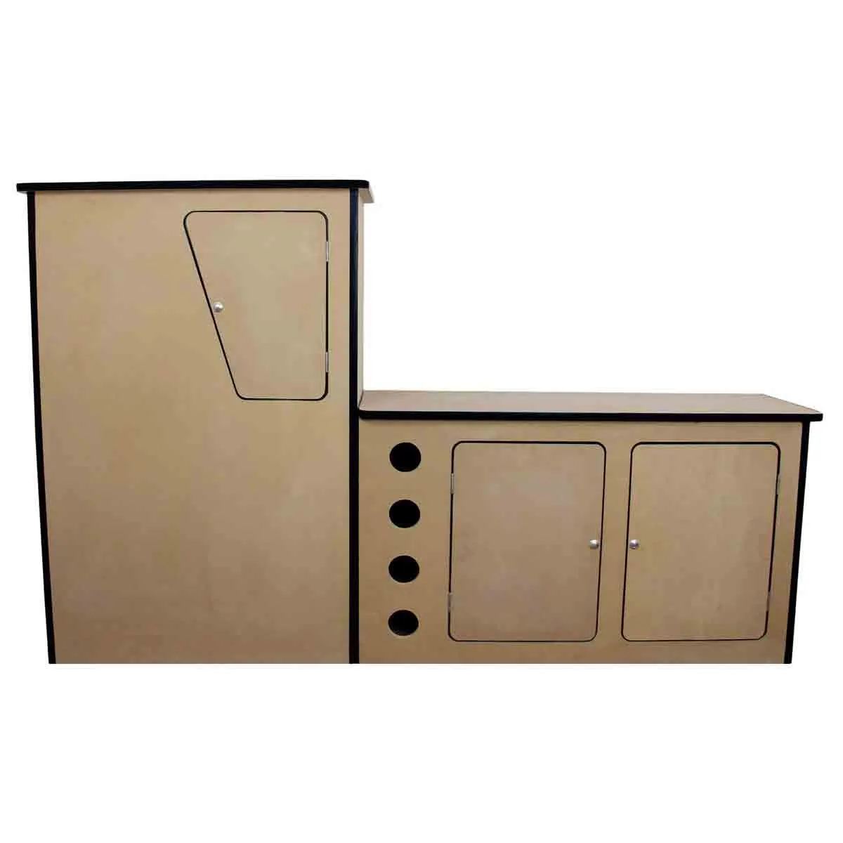 MonsterShop Mdf Camper Van Kitchen Unit Left Hand Drive